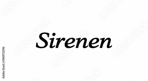 Elegant black script text on a white background