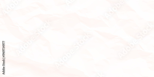 Soft peach crumpled paper texture background with subtle folds and creases