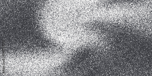 Noise grain background, pointillism dots gradient or dotwork pattern, vector stipple effect. Grain noise halftone or grainy texture or dotwork grain noise