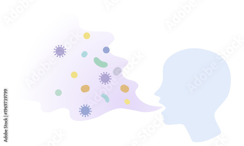 口臭のイメージイラスト