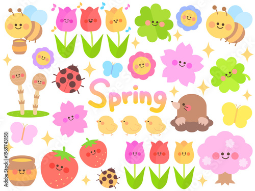 かわいい春を感じるイラストまとめ