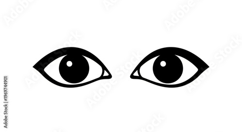 vector illustration of an eye
