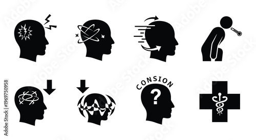 Illustrations depicting mental health challenges and the process of therapy