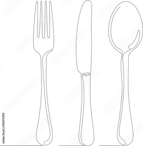 Dining utensils, cutlery set, fork, knife, spoon, flatware, tableware