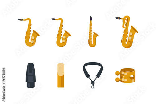Saxophone Instruments and Accessories