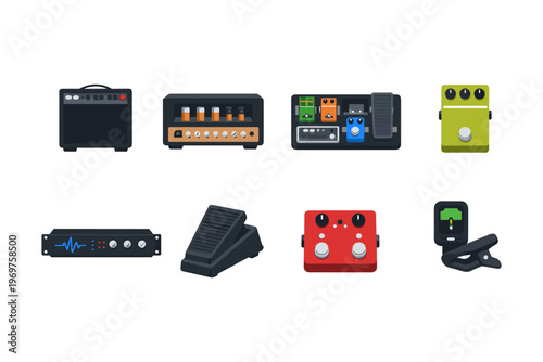 Guitar Gear Collection Icons