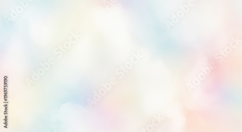 A soft pastel watercolor background creates a serene artistic canvas.