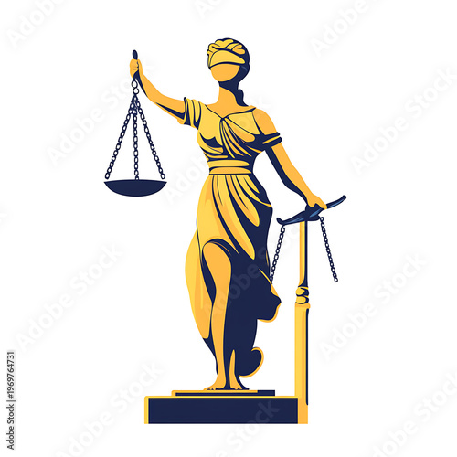 Legal Concept Vector Illustration on White Background