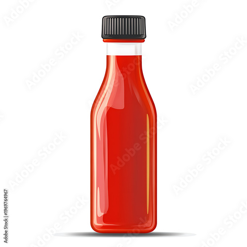 Condiment bottle vector design on white background