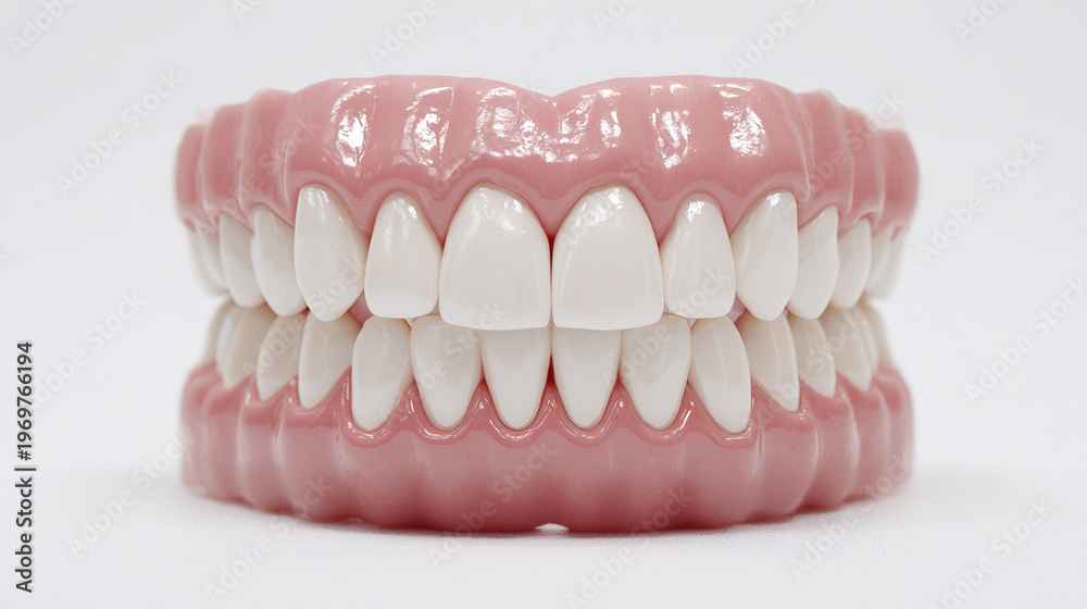 Obraz premium 3D Realistic Tooth Model Close-up