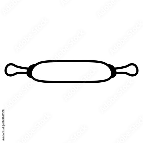 rolling pin for bake icon
