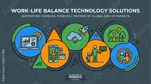 Easter design elements set of easter eggs and labels in a flat vector illustration template featuring icons and symbols for business web banners and information card layouts