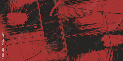 abstract red grunge urban textured background