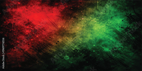 Colorful grunge background with stripes and fiery texture