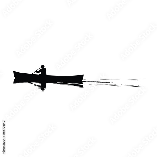 Rock Climber Ascending Steep Mountain Cliff Silhouette