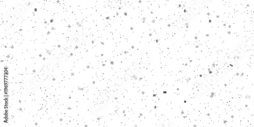 black and white paint on distressed overlay texture grass on ground vector. Terrazzo tiles mosaic pattern.