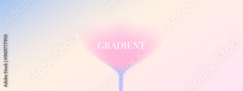 Tulip macro blur background with soft gradient for poster template. Gentle pink bloom in gradation and flower haze on dreamy background. Pastel vector with botanical blur and translucent flower forms.