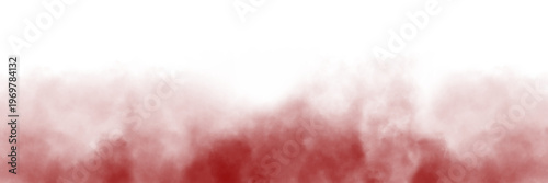 Dark Red Color Vapor Smoke PNG Isolated on Transparent Background, Soft Fog Mist Texture Overlay for Photo Editing, Creative Design and Digital Artwork