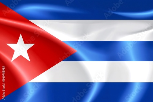 Free Download Cuba national flag waving, representing caribbean nation - GFXLoad