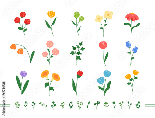 꽃 한송이 세트