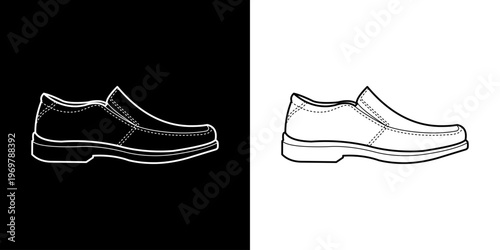Shoe Line Art