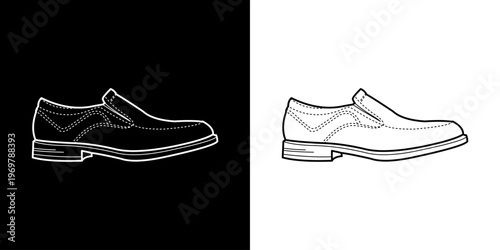Shoe Line Art