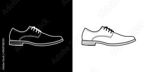 Shoe Line Art