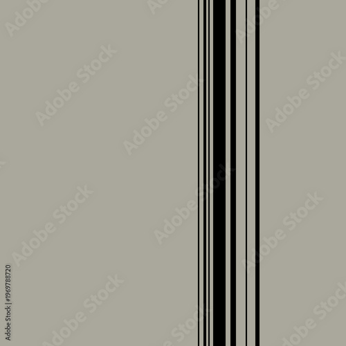 Minimalist seamless pattern with vertical black lines on grey