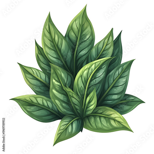 Exquisite Leafy Plant Masterpiece on Display