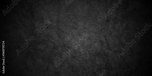 Distressed Rough Black cracked wall slate texture wall grunge backdrop rough background, dark concrete floor old grunge background. black concrete wall, grunge stone texture background.