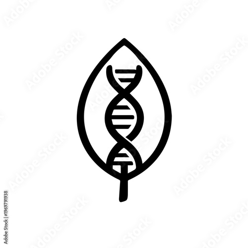 Genetic Modification Leaf Icon