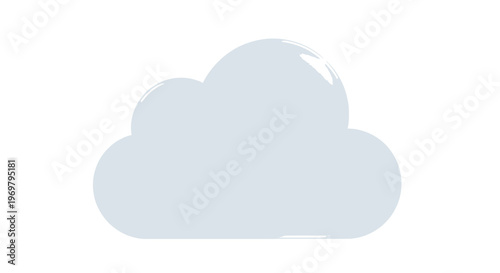 Cloud illustration, light blue sky, weather concept