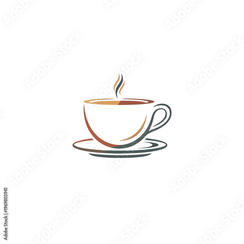 A steaming hot cup of coffee.