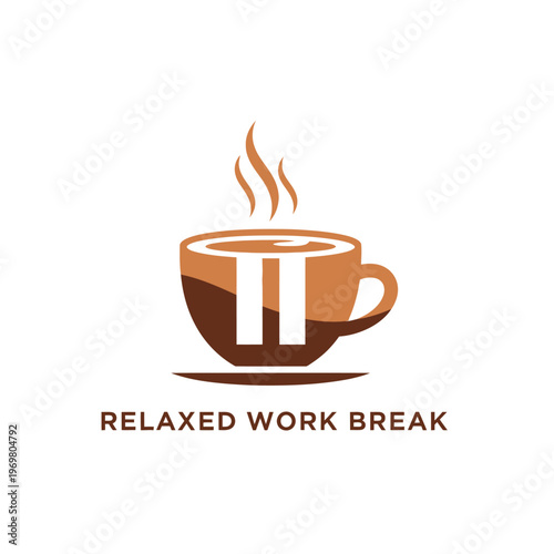 A steaming cup of coffee break.