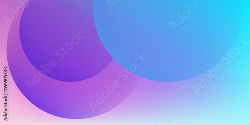 Colorful abstract gradient background with soft geometric circles.