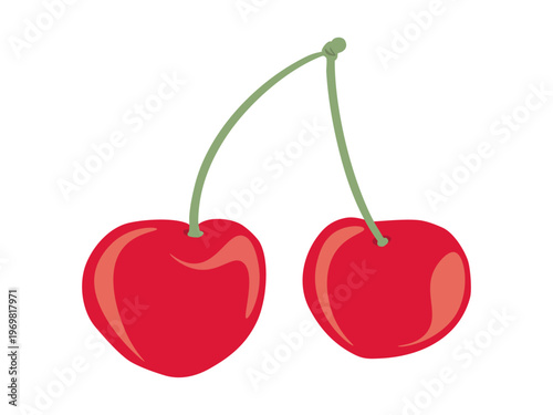 さくらんぼ 主線なし