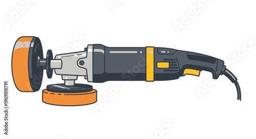Electric Polisher Tool for Automotive Detailing and Refinishing