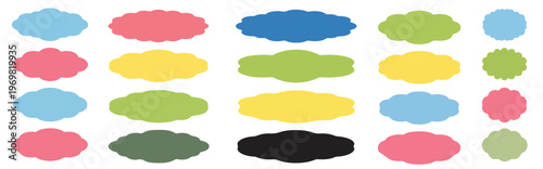 set of colorful easter eggs vector illustration