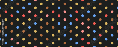 black and color dot texture. Small polka dot seamless pattern background. vector illustration