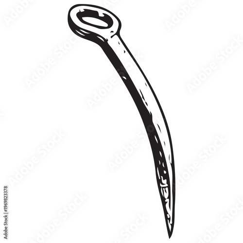 Ice Climbing Piton Anchor for Mountaineering and Winter Survival Gear