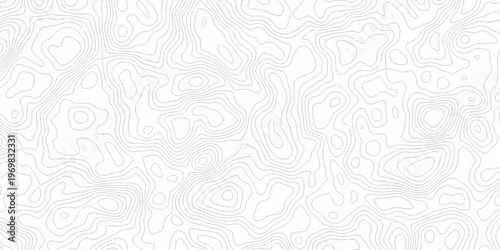 Minimal topography map area wallpaper. vector topo paper lines. Topographic contour lines grid map pattern. Geographic mountain relief. Contour hiking design.