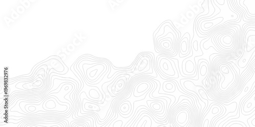 Minimal topography map area wallpaper. vector topo paper lines. Topographic contour lines grid map pattern. Geographic mountain relief. Contour hiking design.