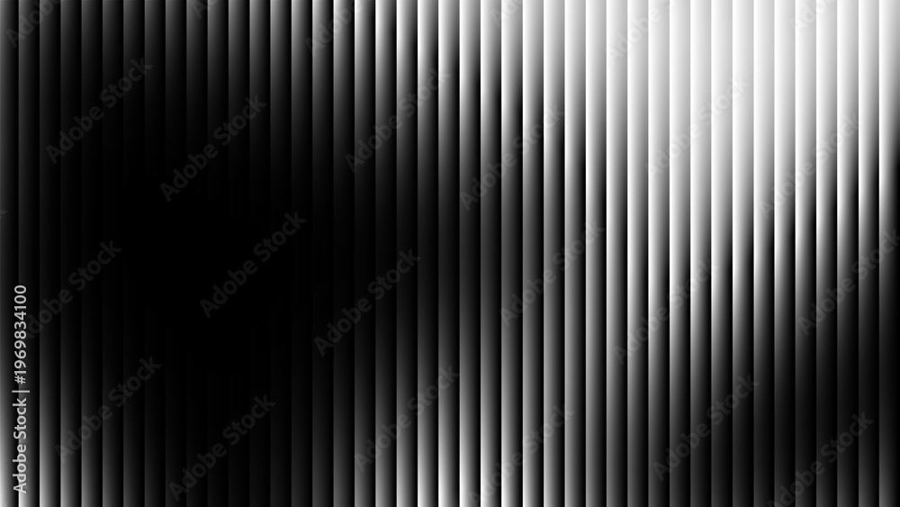 Fototapeta premium black and white ribbed glass effect background 