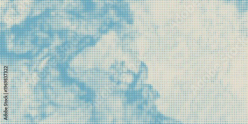 retro sky pattern on old paper background. raster vintage clouds