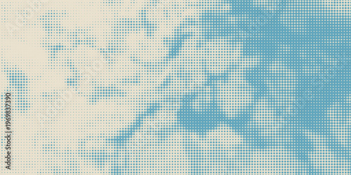 retro sky pattern on old paper background. raster vintage clouds