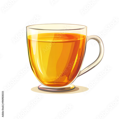 Elegant Tea Beverage Icon Vector Illustration