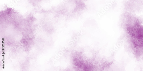 Fényképezés Watercolor pastel background hand painted aquarelle colorful stains on paper, abstract parole watercolor art hand paint on white background, lavender purple watercolor or abstract vintage background