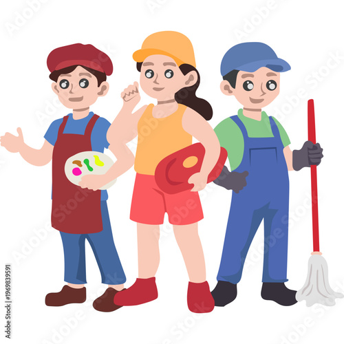 Labor Day Illustration