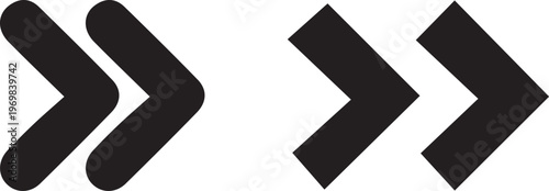 Direction point arrow sign. 