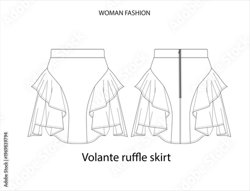 woman skirt collection